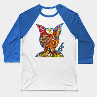 Cat Life Skinid Baseball T-Shirt